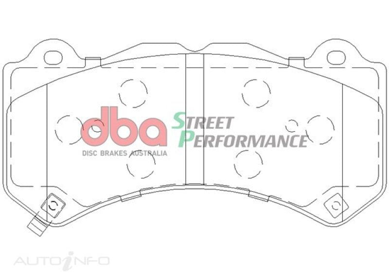 DBA Front Street Performance Brake Pad Kit Low Dust Low Wear for 2007-2022 Nissan GT-R R35 - OneFastShop