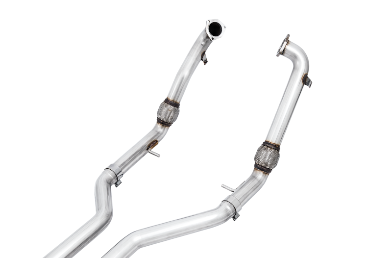 AWE Tuning Audi B9 S4 Track Edition Exhaust - Non-Resonated (Black 102mm Tips).