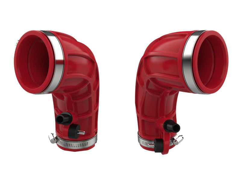 aFe Power Red Turbo Inlet Pipes for Toyota Land Cruiser / Tundra V6-3.4L (tt) 22-24