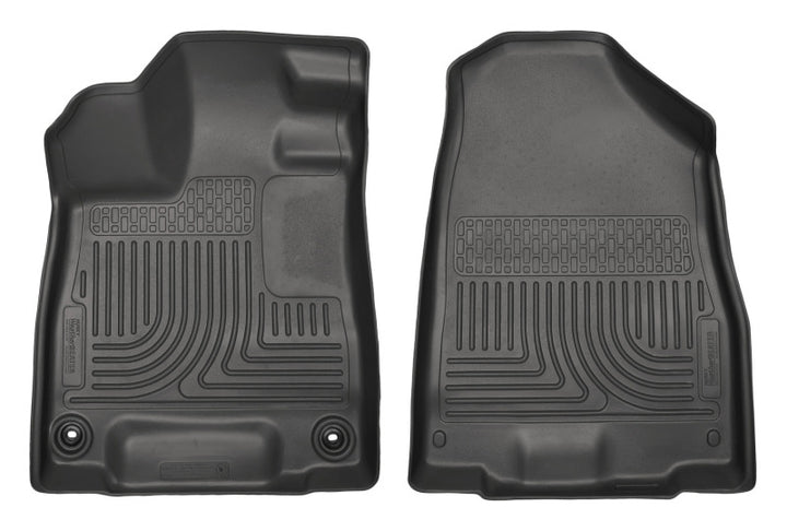 Husky Liners Weatherbeater Black Front Floor Liners for 2014 Acura MDX All Models - OneFastShop