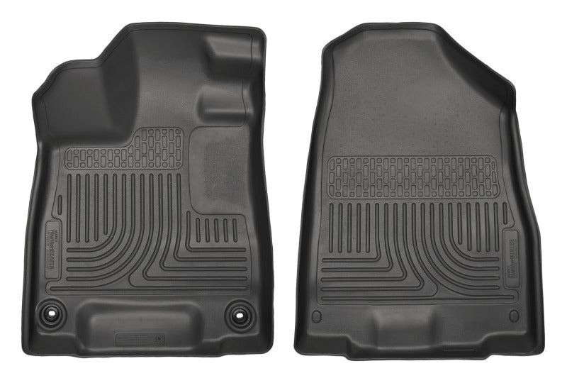 Husky Liners Weatherbeater Black Front Floor Liners for 2014 Acura MDX All Models - OneFastShop