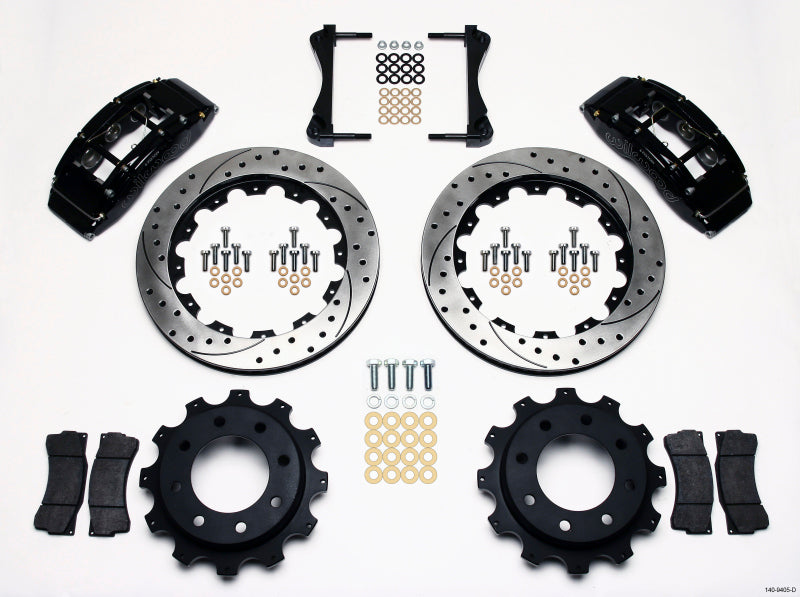 Wilwood TC6R Rear Kit 16.00in Drilled for 1999-2010 GM H2 2500 - OneFastShop
