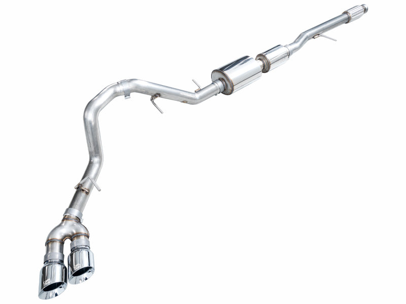 AWE Tuning 0FG Chrome Silver Side Exit Cat-Back Exhaust - Chevrolet Suburban / GMC Yukon XL 5.3L 2021+