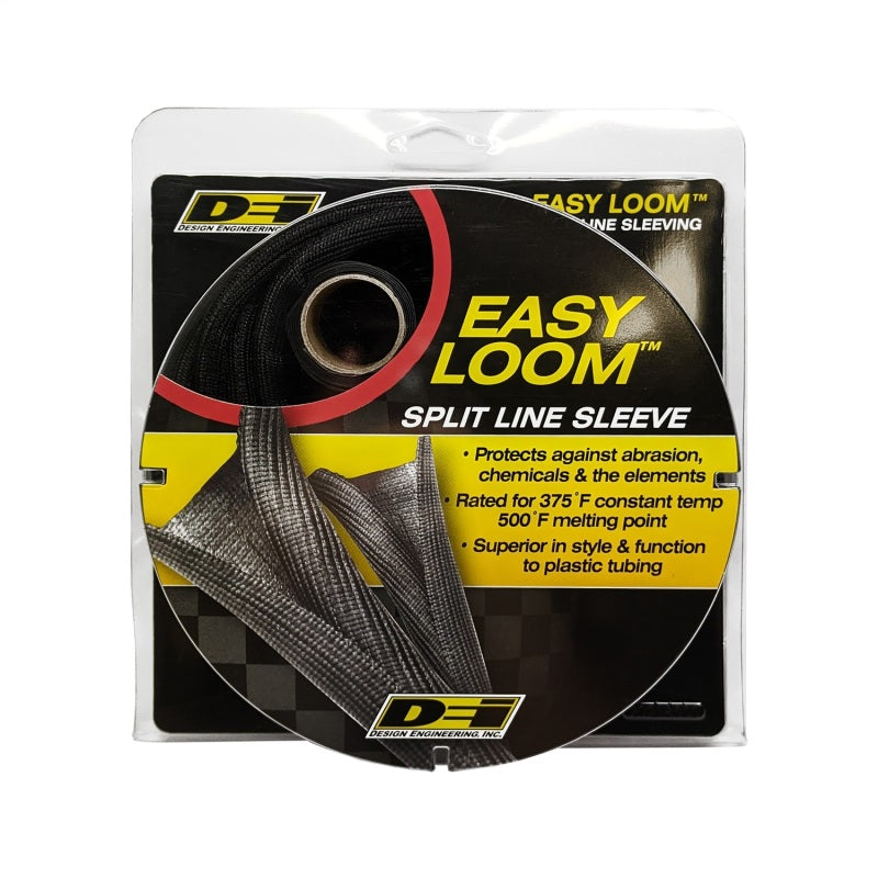 DEI Split Wire Sleeve Easy Loom 5mm-3/16in x 20 Black.