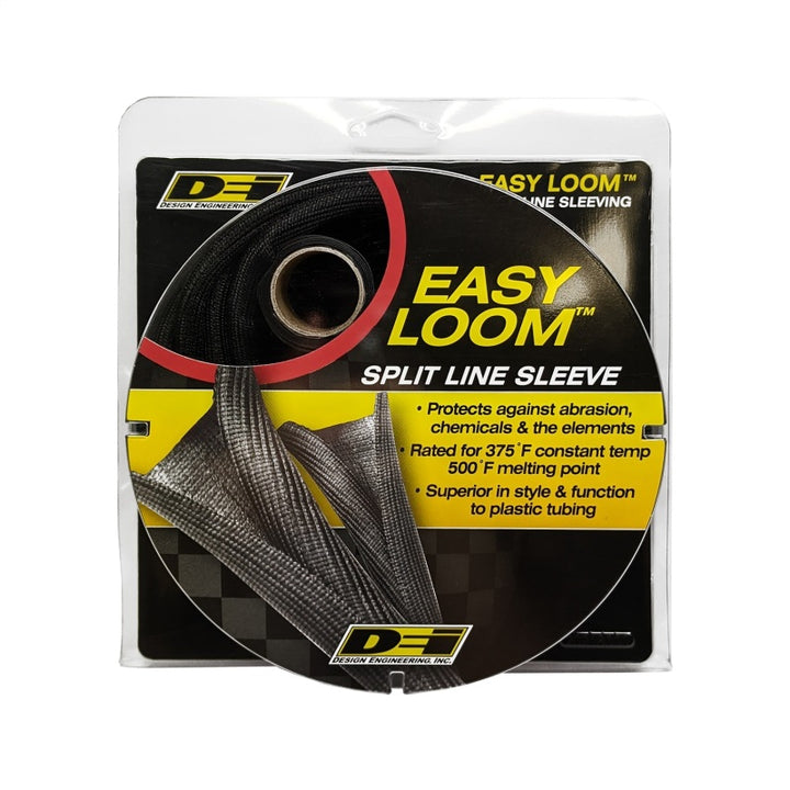DEI Split Wire Sleeve Easy Loom 5mm-3/16in x 20 Black.