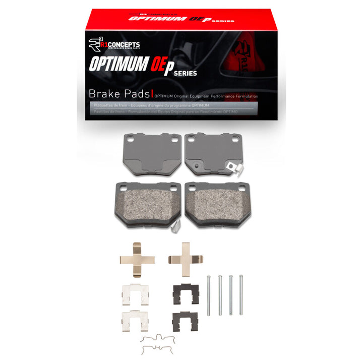 R1 1989-1996 Nissan 300ZX Rear R1 Optimum OE Pads and Hardware Kit