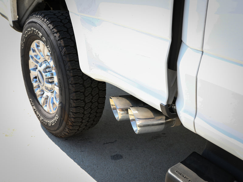 aFe Rebel 3in 409 SS Cat-Back Exhaust with Polish Tips 17-20 Ford F-250 V8 6.2L