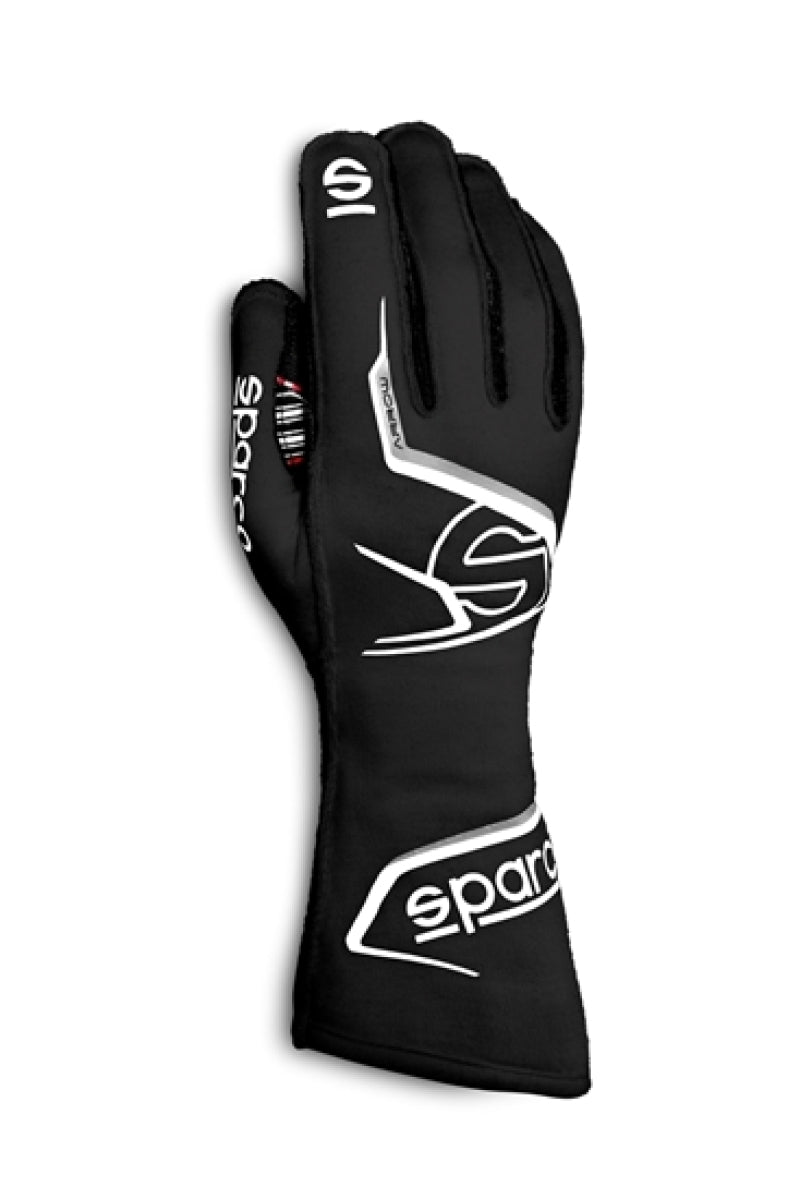 Sparco Racing Gloves Arrow 11 Black/White - OneFastShop