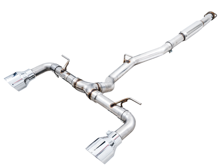 AWE Subaru BRZ/ Toyota GR86/ Toyota 86 Track Edition Cat-Back Exhaust- Chrome Silver Tips.