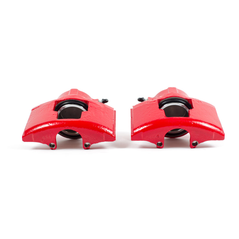 PowerStop Red Brake Calipers - Front, Chevrolet C3500 1990-2000, Pair w/o Brackets