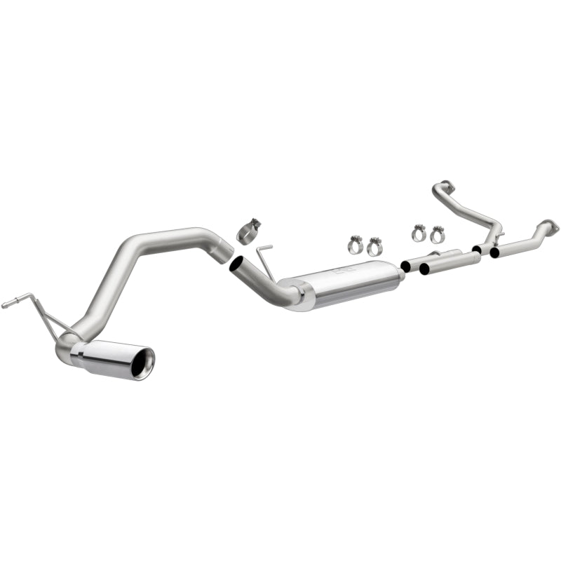 MagnaFlow CatBack Nissan Titan 2007-2015 V8 LGAS/LFLEX Single MF Polished Stainless Exhaust