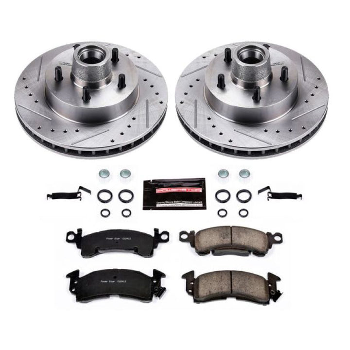 PowerStop Front Z23 Evolution Sport Brake Kit for 71-73 Buick Centurion - OneFastShop