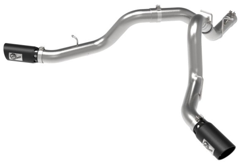 aFe Large Bore-HD 4in 409SS DPF-Back Exhaust - Chevrolet Silverado / GMC Sierra 2500 HD / 3500 HD 6.6L L5P Duramax, image 8