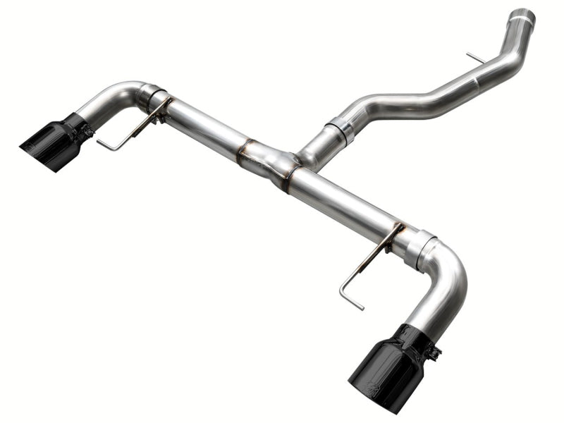 AWE Track Edition Axle-Back Exhaust - BMW 330i, 330i xDrive 2019-2024 - Diamond Black Tips