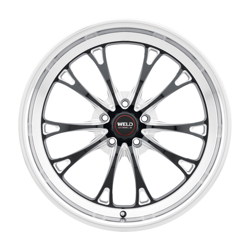Weld S113 Wheel 20x12 Inch 5x120 ET52 Backspacing 8.50 Gloss Black MIL Hub Dia 72.56 (S113)