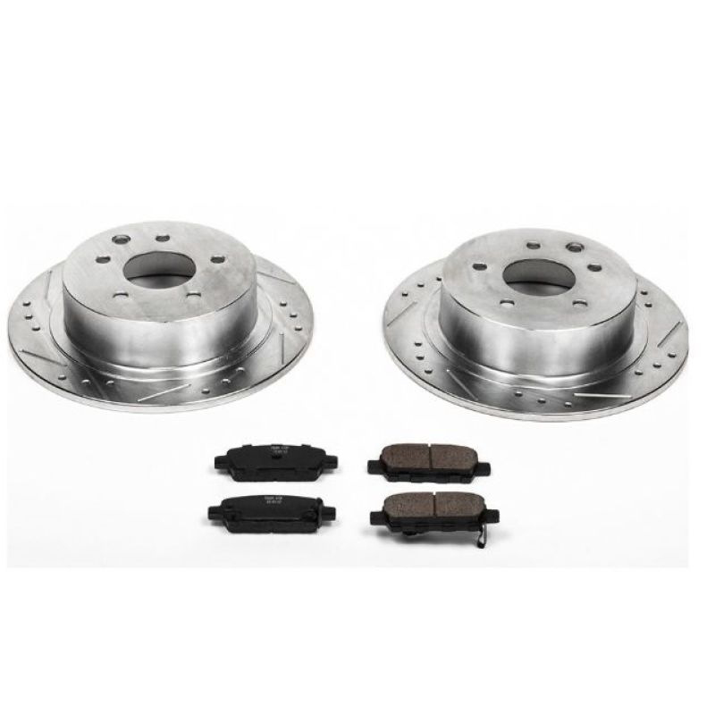 PowerStop Z23 Evolution Sport Rear Brake Kit - Nissan Altima 02-06 - OneFastShop