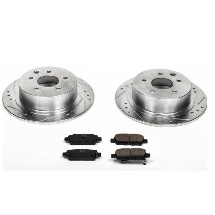 PowerStop Z23 Evolution Sport Rear Brake Kit - Nissan Altima 02-06 - OneFastShop