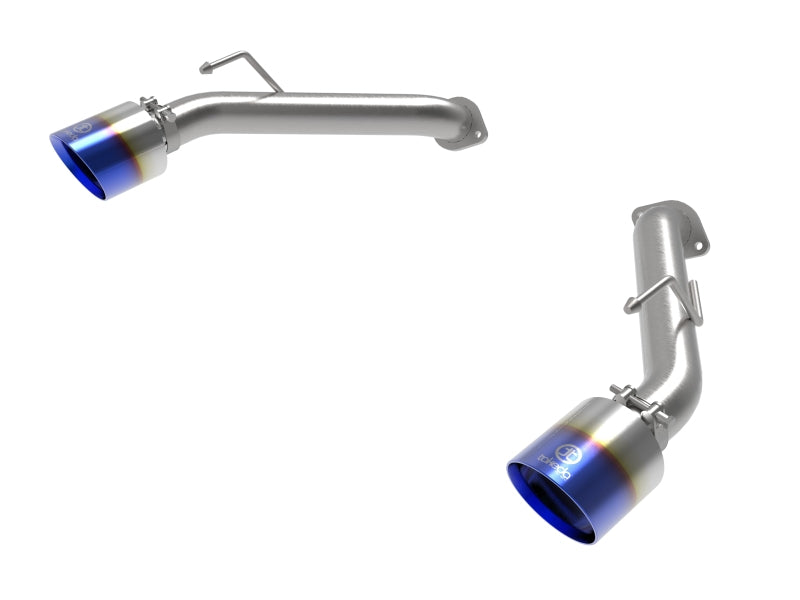 aFe Stainless Steel Axle-Back Exhaust System for 2023-2025 Nissan Z V6-3.0L with Blue Flame Tip