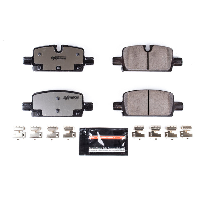 PowerStop Rear Z36 Truck & Tow Brake Pads with Hardware for 2019-2024 Chevrolet Silverado 1500