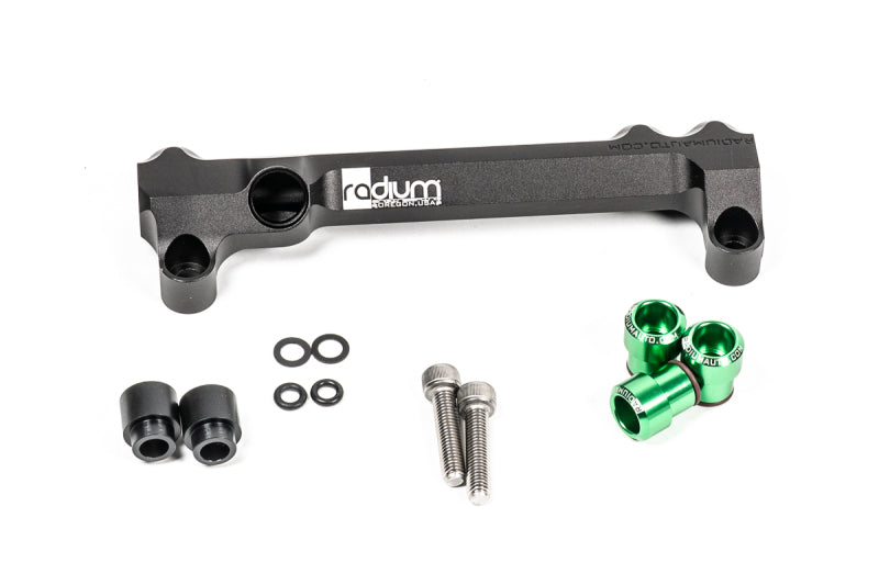 Radium Engineering Mazda 20B Primary Fuel Rail - Top Feed Conversion (8AN ORB)