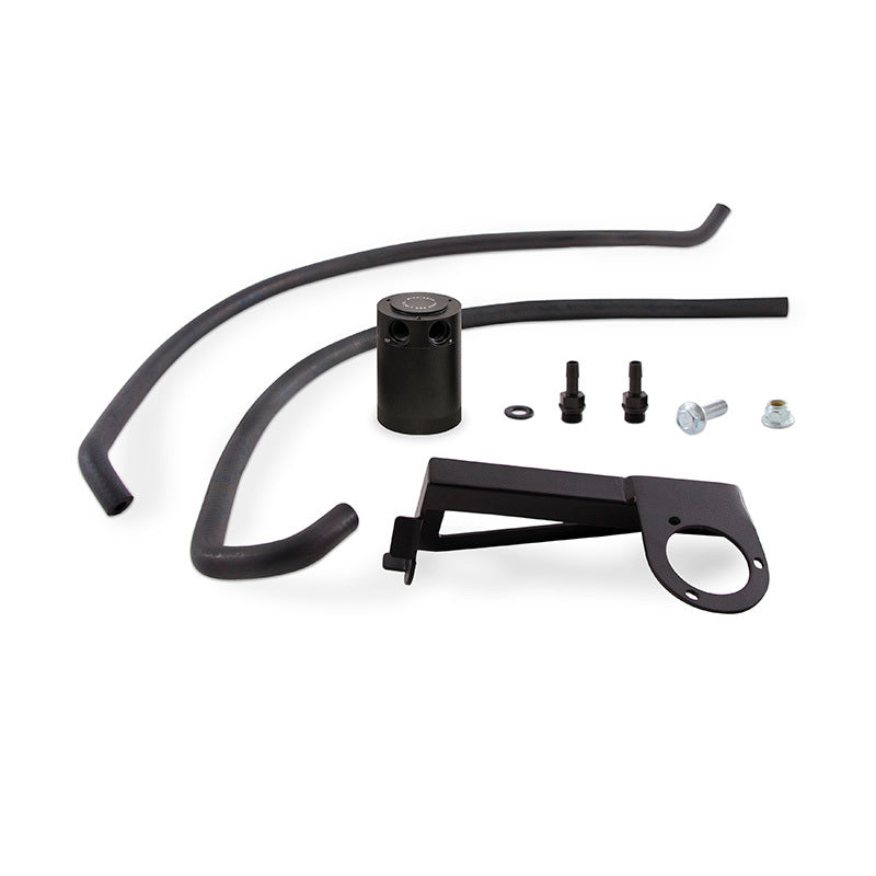 Mishimoto Baffled Oil Catch Can Kit - Black for 2013+ Ford Focus ST