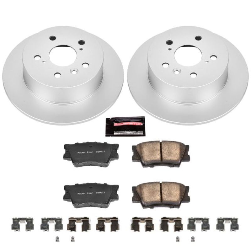 PowerStop Z17 Evolution Rear Coated Brake Kit - Toyota Camry / Avalon / Lexus ES350 2007-2012