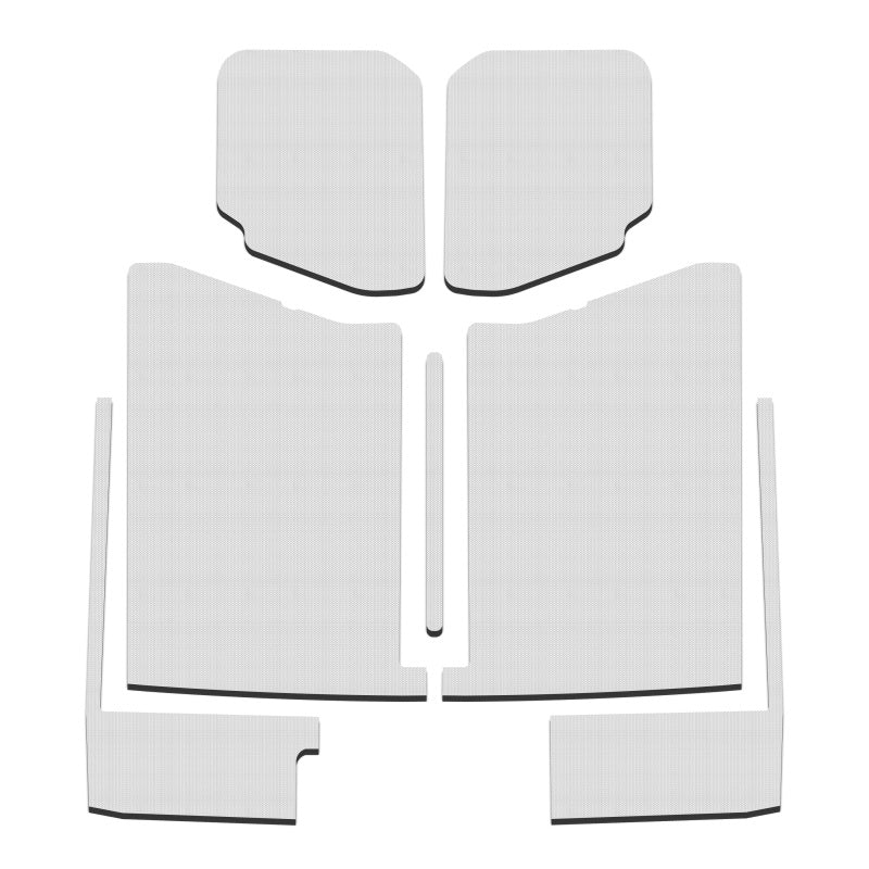 DEI 20-22 Jeep Gladiator JT 4-Door Boom Mat Headliner Kit 7 Piece White - OneFastShop