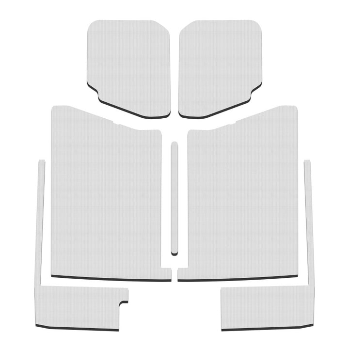 DEI 20-22 Jeep Gladiator JT 4-Door Boom Mat Headliner Kit 7 Piece White - OneFastShop