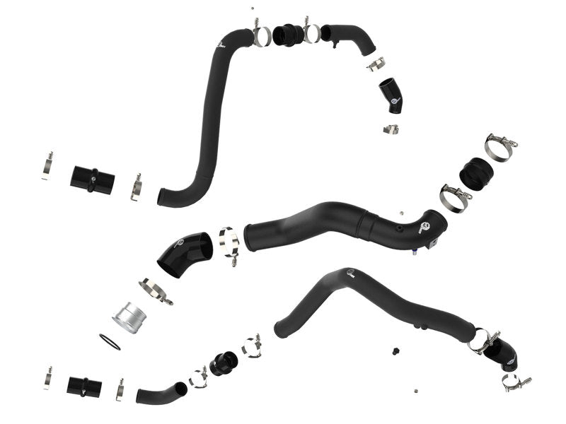 aFe BladeRunner Aluminum Charge Pipe Kit for Ford F-150 Ecoboost V6-3.5L(tt) Black