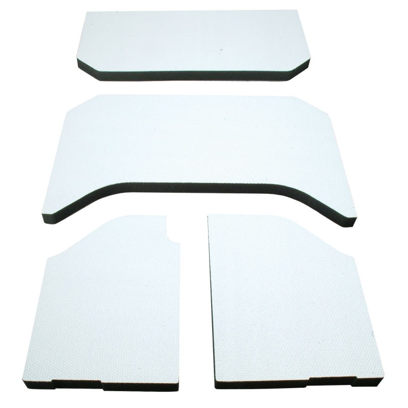 DEI 2011–2018 Jeep Wrangler JK 4-Door Boom Mat Headliner – 4 Piece – White