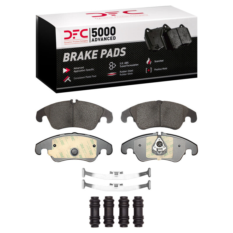 DFC 5000 Advanced Ceramic Front Brake Pads with Hardware Kit - Audi A4 / allroad 2011-2016