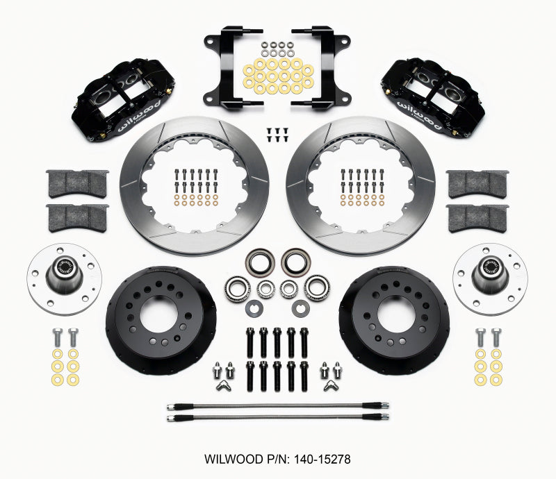 Wilwood Narrow Superlite 6R Front Hub Kit 12.88in for 82-92 Camaro Firebird