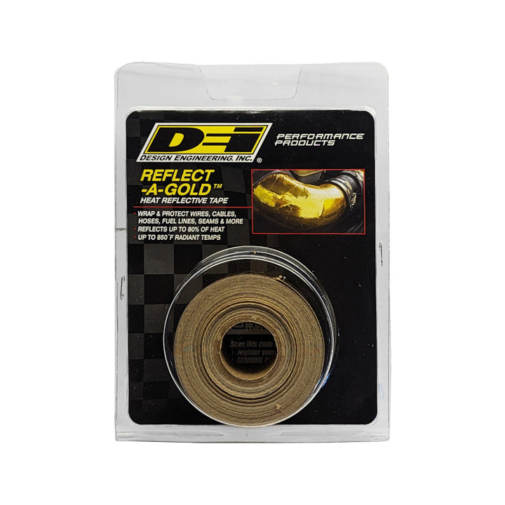 DEI Reflect-A-GOLD Heat Shielding Tape Roll 1-1/2in x 30ft - Vehicle Compatibility: N/A - OneFastShop