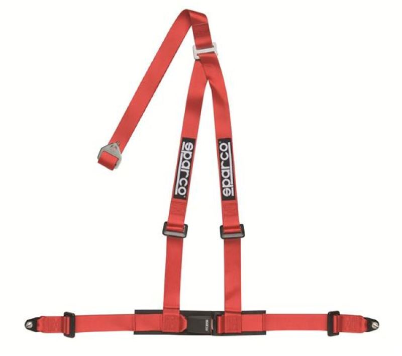 SPARCO Belt 2in Red 3pt Blt-In Racing Safety Harness