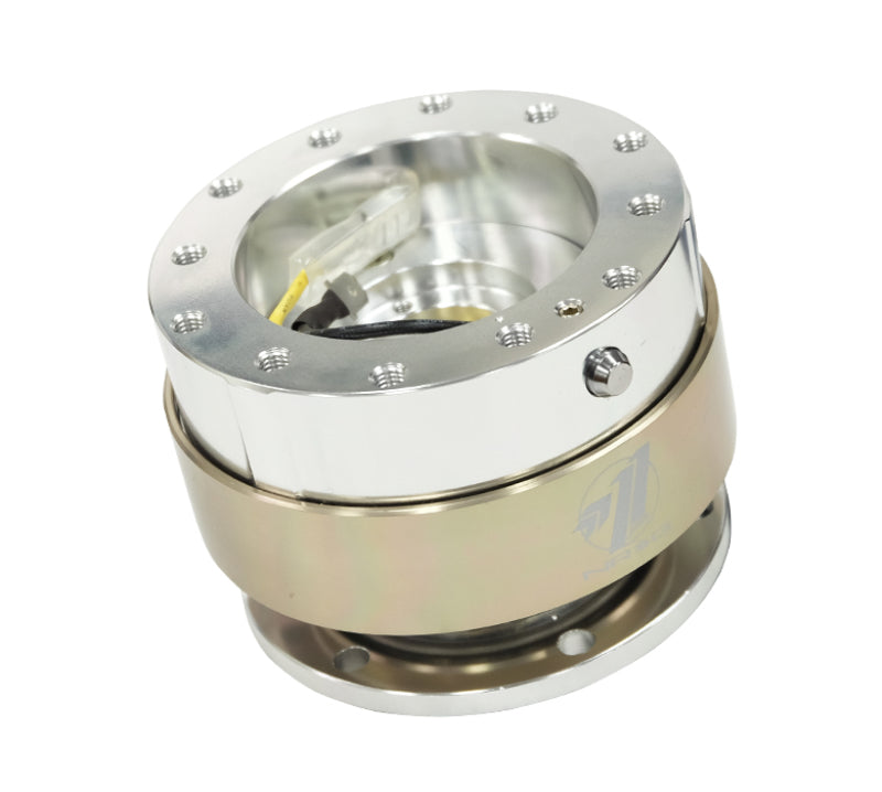 Nrg Quick Release Gen 1.5 - Silver Body with Titanium Chrome Ring