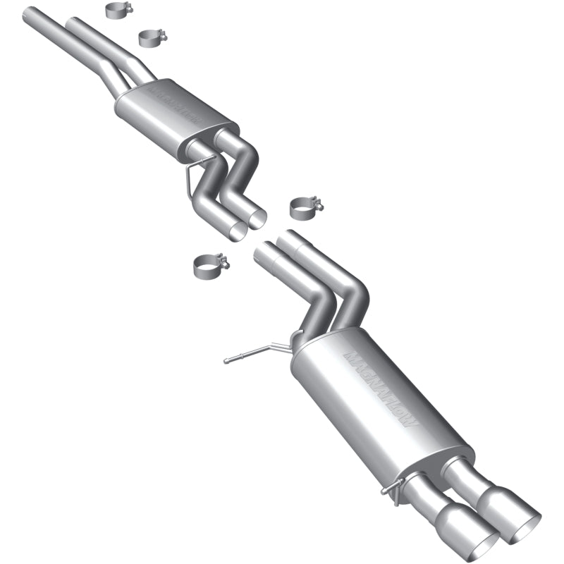 Magnaflow Cat-Back Exhaust System 08-10 BMW 535i 3.0L Turbo Dual Rear Exit - OneFastShop