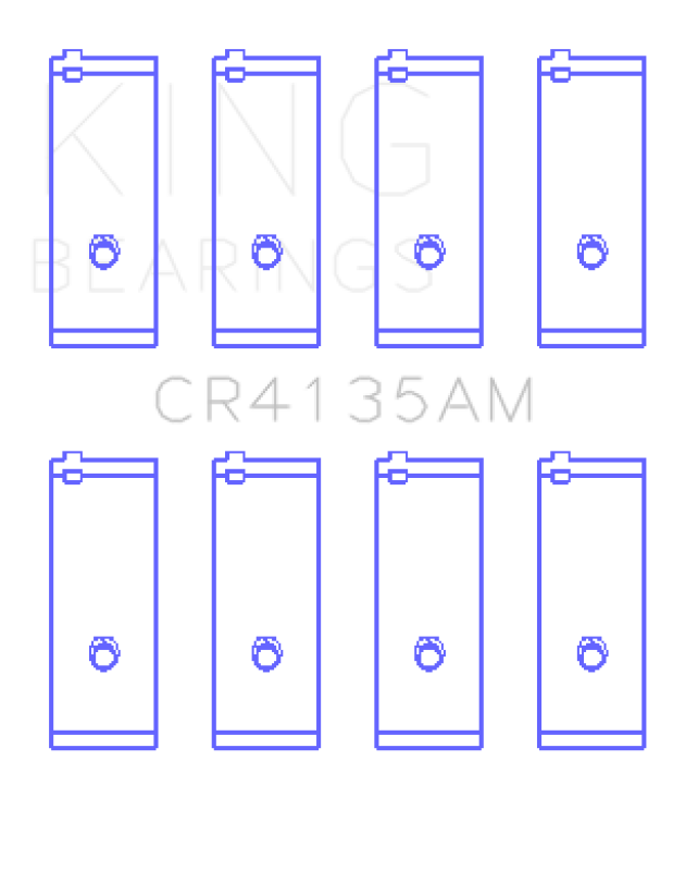 King Engine Bearings Rod Bearing Set - Toyota 5SFE L4 DOHC 16 Valves (Size STD) - 85-01 Toyota Camry Celica MR2 Solara - OneFastShop