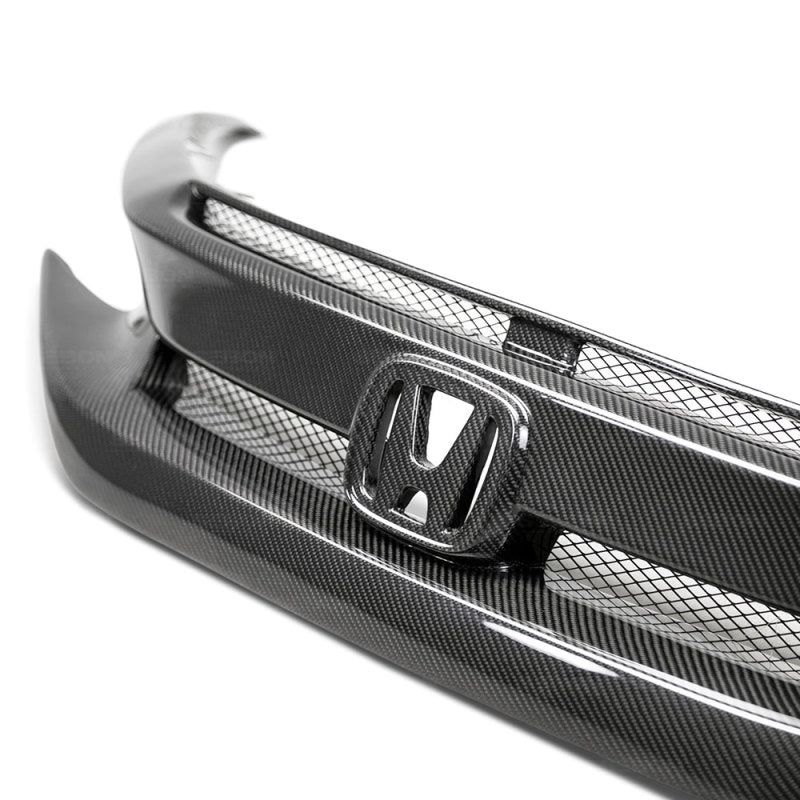 Seibon Carbon Fiber Front Grill for 16-18 Honda Civic (OEM-Style)