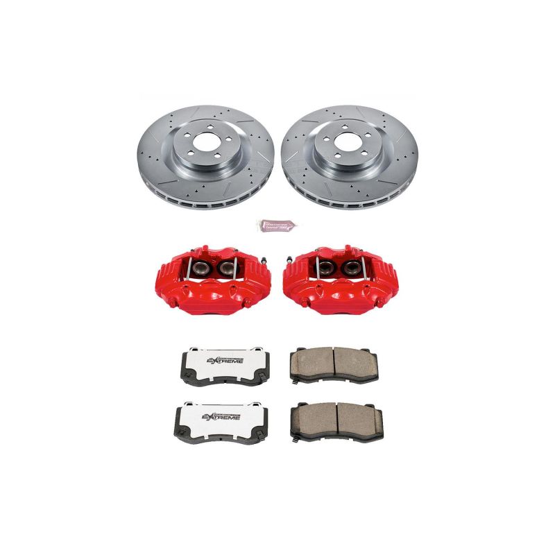 Power Stop 06-08 Dodge Magnum Front Z26 Street Kit With Cals