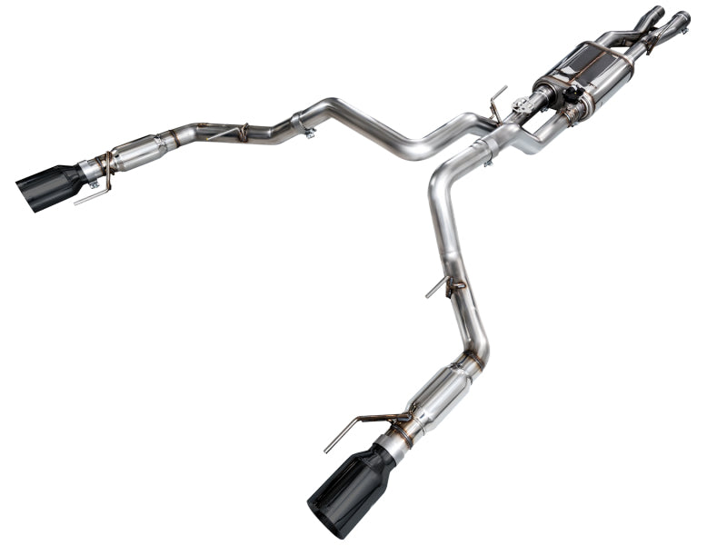 AWE Gen 3 Ford Raptor SwitchPath Exhaust with Diamond Black Tips - Fits 2021-2024 Ford F-150 Raptor - OneFastShop