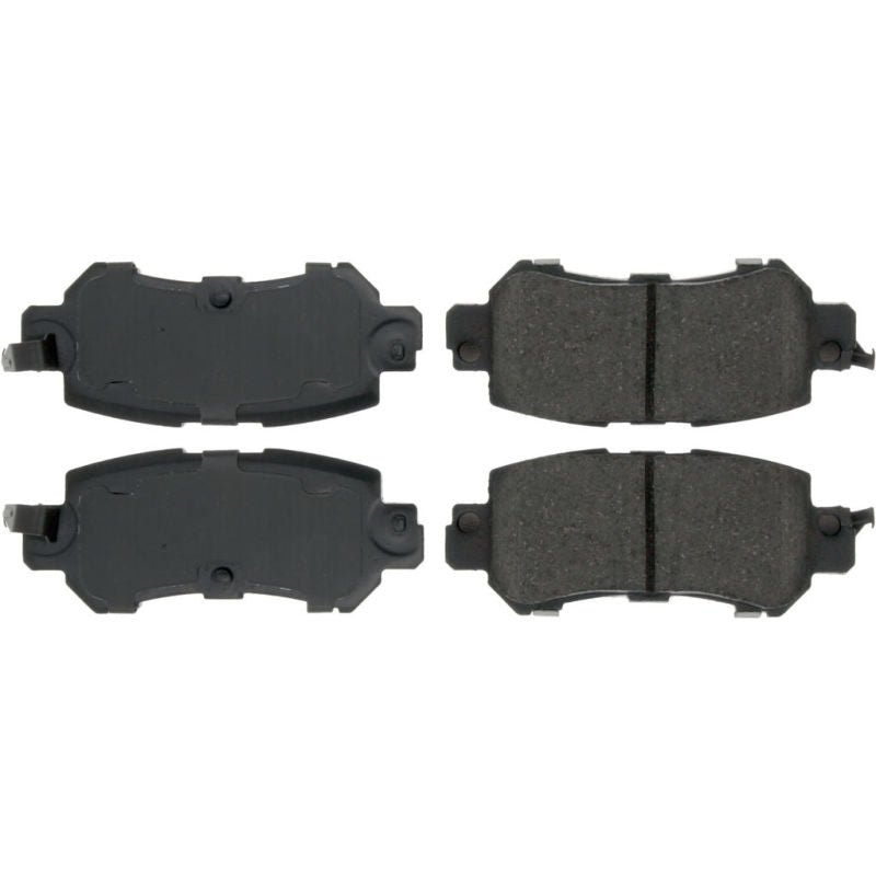 PosiQuiet 10 / 12-17 Nissan GT-R Premium Semi-Metallic Rear Brake Pads.