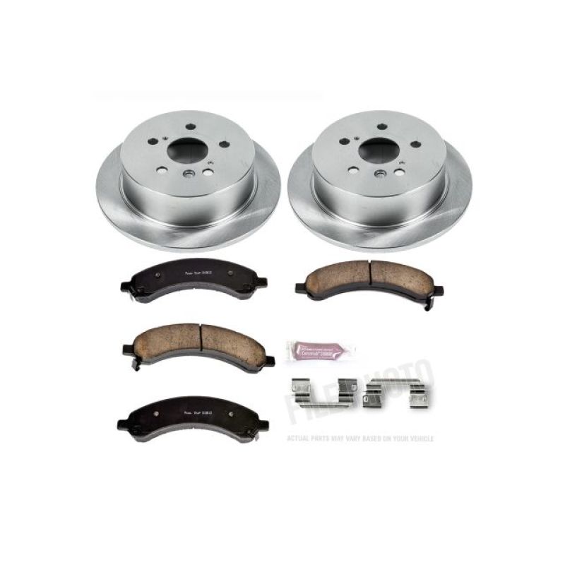 PowerStop Autospecialty OE Rear Brake Kit - Lexus RX350 / Toyota Highlander 2004-2009