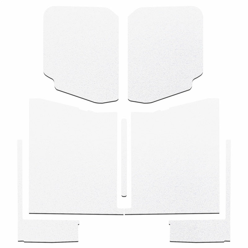 DEI 20-22 Jeep Gladiator JT 4-Door Boom Mat Headliner Kit 7 Piece White - OneFastShop