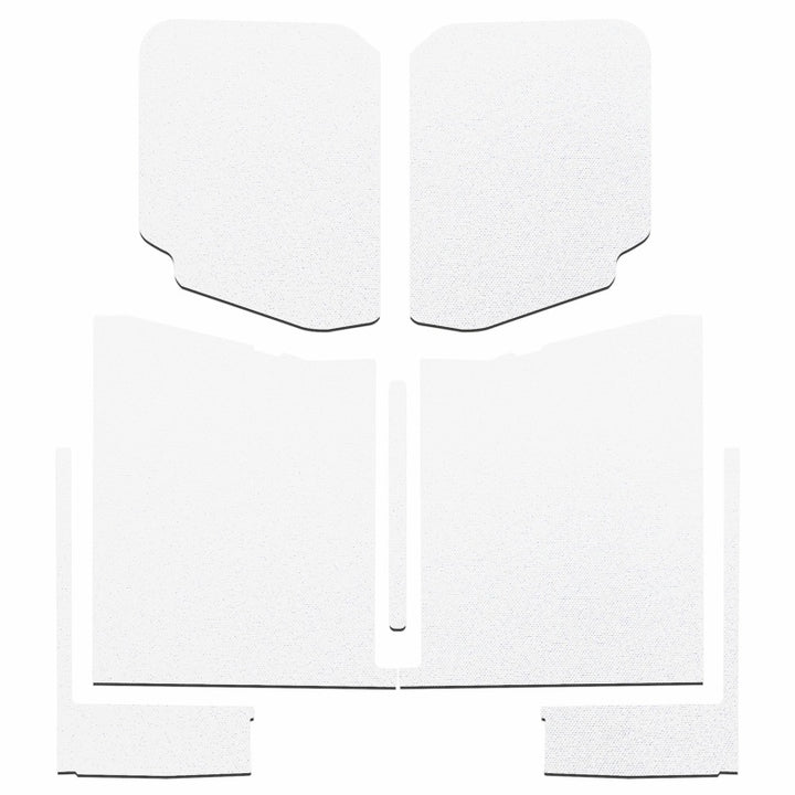 DEI 20-22 Jeep Gladiator JT 4-Door Boom Mat Headliner Kit 7 Piece White - OneFastShop