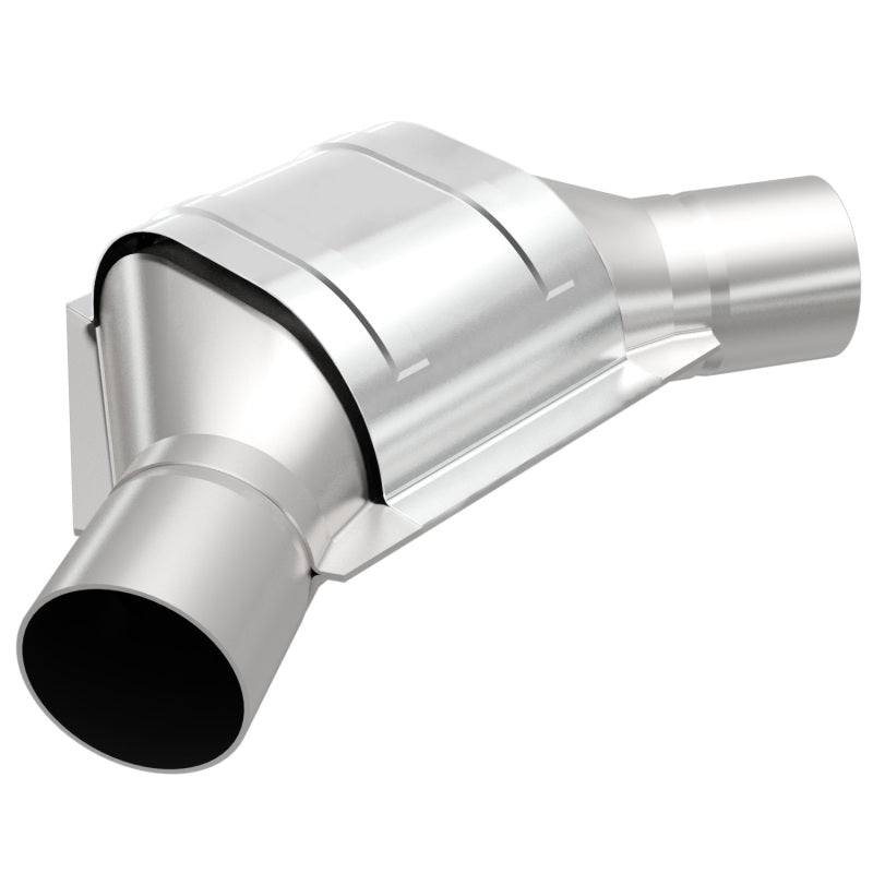 Magnaflow Universal 2.5 Inch Angled In Out OEM Grade Catalytic Converter Federal EPA Compliant