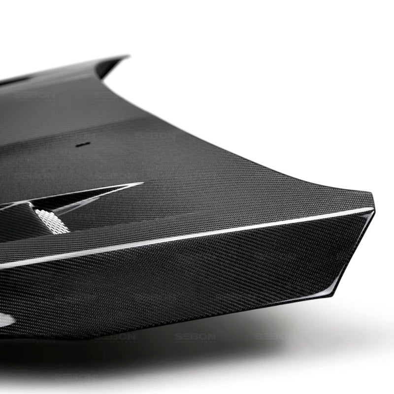 Seibon TV-Style Carbon Fiber Hood for 15-17 Ford Focus