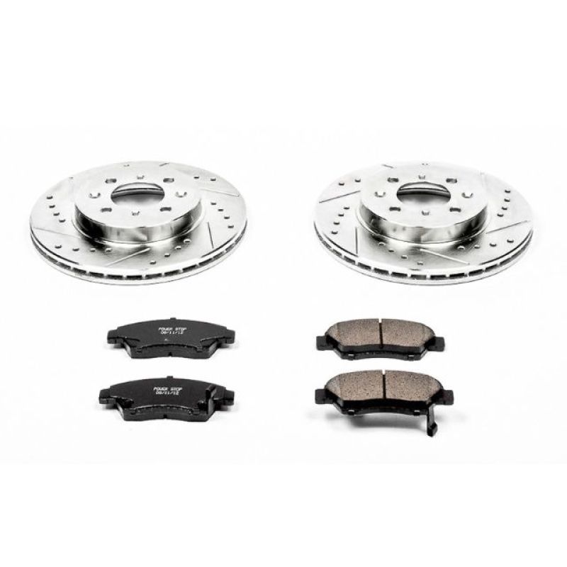 PowerStop Z23 Evolution Sport Front Brake Kit - Honda Civic / Fit 1993-2008