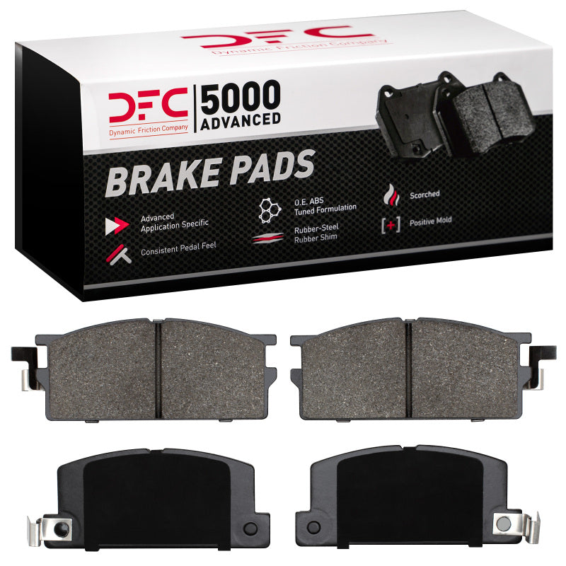 DFC 5000 Advanced Semi-Metallic Front Brake Pads - Chevrolet LUV & Isuzu Pickup (1981-1983)