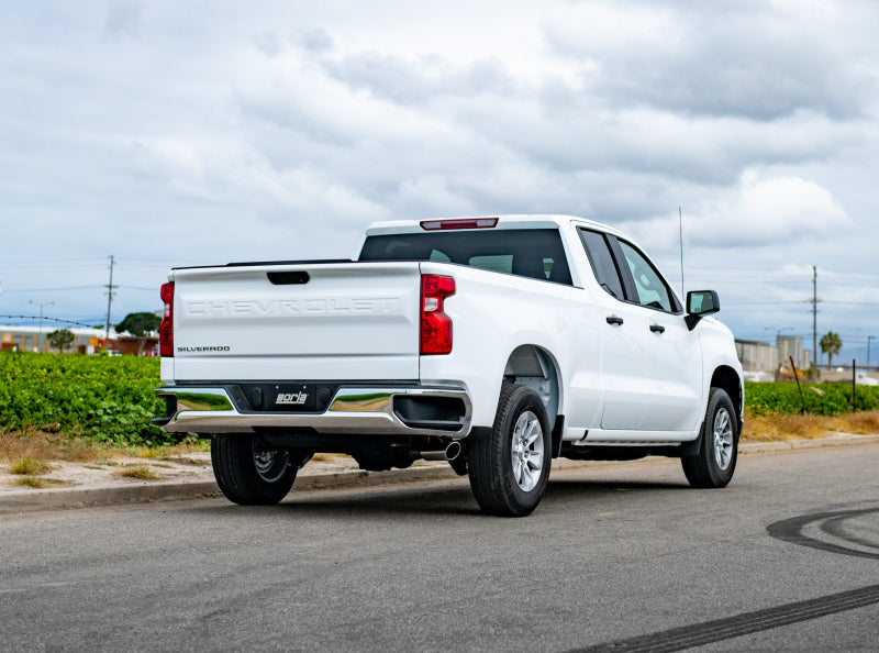 Borla 2019 Silverado/Sierra Cat-Back Exhaust Touring 1500 5.3L V8 AT 2WD and 4WD EC STB(78.8) CC SB(69.3) 147.4 WB - OneFastShop