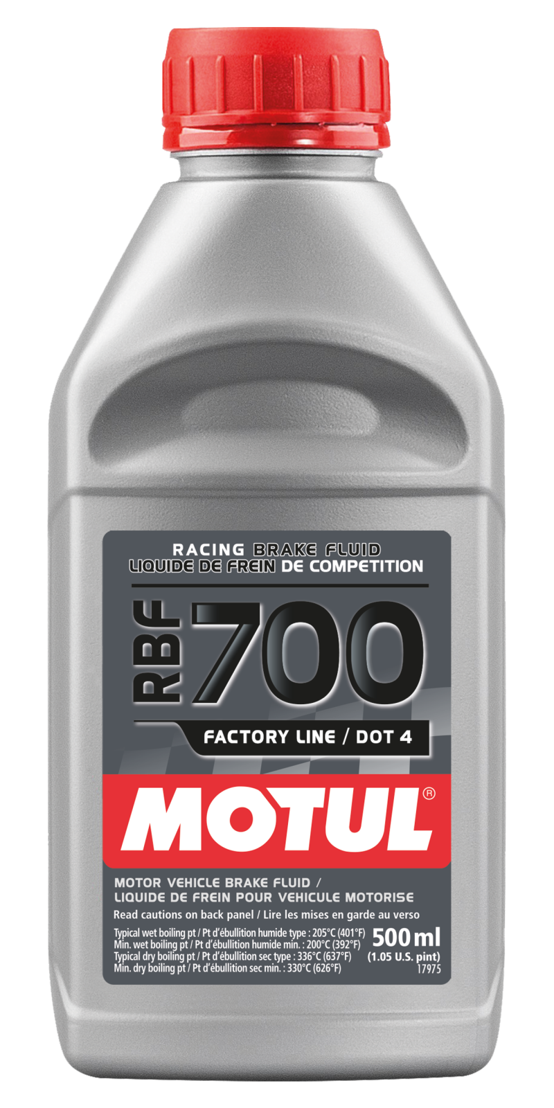 Motul Brake Fluid RBF 700 Racing DOT 4 - 1/2L